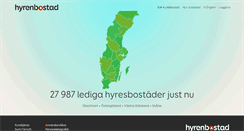 Desktop Screenshot of hyrenbostad.se